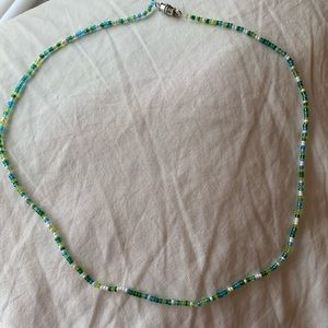 Blue, green, white; stretchy